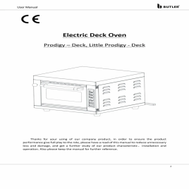 Modular Electric Deck Oven with stone