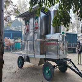 Modular Ss Mobile Toilets Van, 4