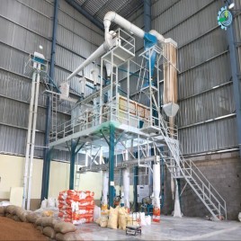 Motor Power: 20 HP Fully Automatic Besan Plant, Capacity: More Than 2000 kg/hr