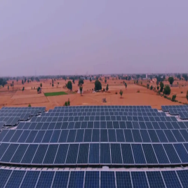 Mounting Structure Grid Tie 24V Solar Power Plant, For Commercial