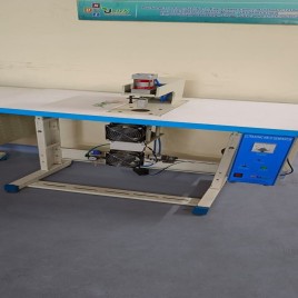 MS Non Woven Loop Handle Bag Making Machine, Production Capacity: 100 Pieces per hour
