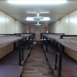 MS Sleeper Bed Mobile Container Manufacturers In India, For Guard Room