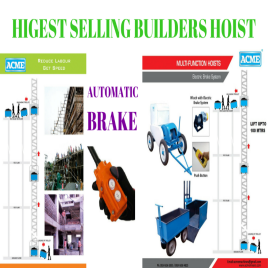 Multi Function Hoist Construction Material Lifting Machine