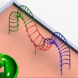 Multicolor Iron VIP Zig Zag Climber