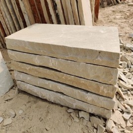 Natural 40mm Gwalior Mint Sandstone Wall Coping