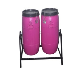 Neem Enviro Hdpe,Ms IOWCT 100 L Organic Compost Tumbler