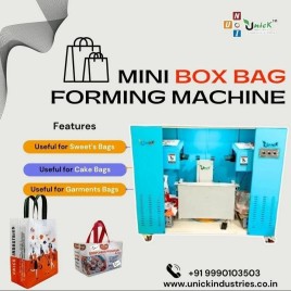 Non Woven Box Bag Making Machine, Capacity: 500 Piece Per Hour