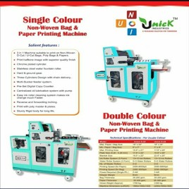 Non Woven Carry Bag Printing Machine