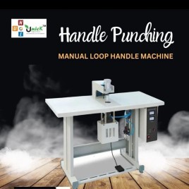 Non Woven Manual Loop Handle Welding Machine, 220 V, Production Capacity: 10 PPM
