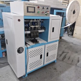 Non Woven Mini Automatic Loop Handle Machine, Production Capacity: 100 Pieces per hour