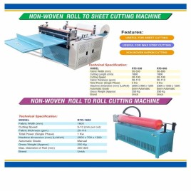 Non Woven Roll To Sheet Cutting Machine, Capacity: 2000 Iph