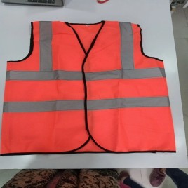Nylon Orange Safety Vest 120 Gsm, For Traffic