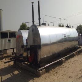 O Shape Bitumen Tank, Storage Capacity: 20 Ton, Max Pressure: Coustom
