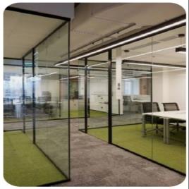 Office Glass Partition Work Services