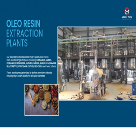 OLEORESIN EXTRACTION PLANTS