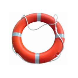Orange And Grey Plastic Pool Lifebuoy, Round