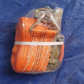 Orange Polyester Truck Cargo Ratchet Lashing Belt, For Loading, Up To 15 Meter