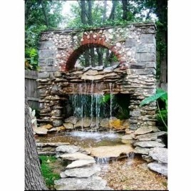 Outdoor Lake Stone Water Fountain