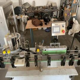 Pack tech Automatic Single Side Vertical Labeling Machine, Capacity: 30 To 50 Bottle Per Minute