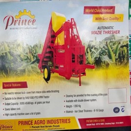 Painted Automatic Mazie Threser, For Agriculture, Single Phase