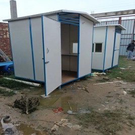 Panel Build 9 Feet FRP Portable Security Guard Cabin