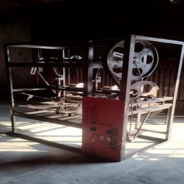 Pattal Mild Steel Electric Double Die Dona Making Machine, Production Capacity: 1000 pcs/day