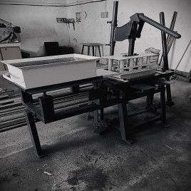 Paver Manual Hand Press Bricks Making Machine, 1000 Per Hour