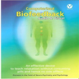 PC Based Biofeedback System with Dual Monitors  Real Time Neurofeedback for Stress, Anxiety,