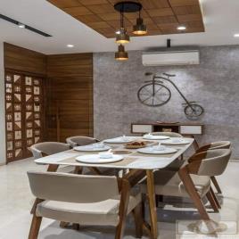 Pent House Interior Design Services Work Provided Wood Work & Furniture