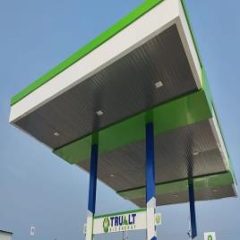 Petrol Pump Canopy, ACP Sheet