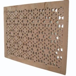 Pink Sandstone Jali, Thickness: 40 mm