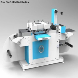 Plain Die Cut Flat Bed Machine