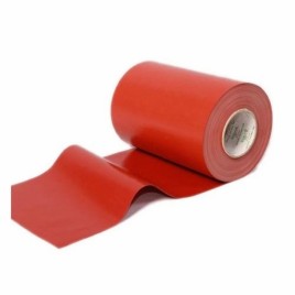Plain Red Silicone Coated Glass Fabrics