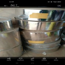 Plain Silver Paper Plates Raw Material, GSM: 120