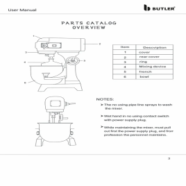 Planetary Mixer - 20 litres