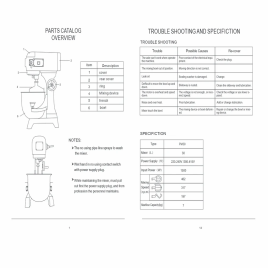 Planetary Mixer - 30 litres
