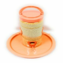 Plastic Cylindrical Adilaid Bird Feeder (Korean Type, Capacity: 1.25 Kg Approx
