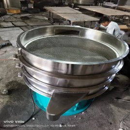 Plastic Granules Vibro Screen, Capacity: 200 kg/hr