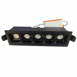 Plastic LED LINEAR SPOT LIGHT 5 EYE 12W
