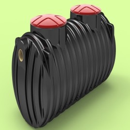 Plastics Septic Tank, Capacity(Litre): 250-500 L