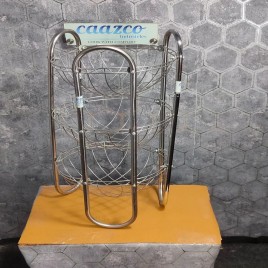 Platform Stainless steel TROLLEY- U PIPE- 3 SHELF