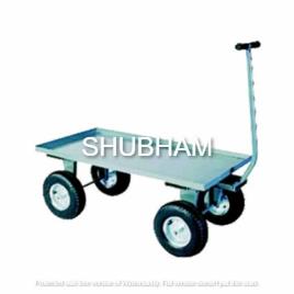 Platform Trolley With Pneumatic Wheels