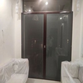 Pleated mesh for mosquito protection