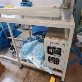 Pneumatic Impulse Sealing Machine Horizontal Type