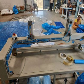 Pneumatic Impulse Sealing Machine Horizontal Type