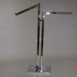 Polished Garment Display Stand