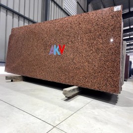 Polished Khalda Red Granite, For Flooring, Thickness: 15-20 mm