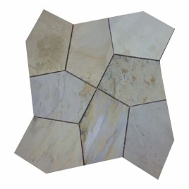 Polished Sandstone Wall Panel, For Flooring, Thickness: 5 mm