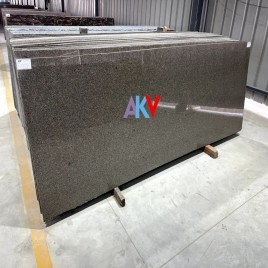 Polished Z Brown Granite, For Flooring, Thickness: 15 mm