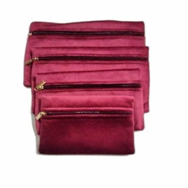 Polyester Coated Jewellery Pouches lamiated fabric